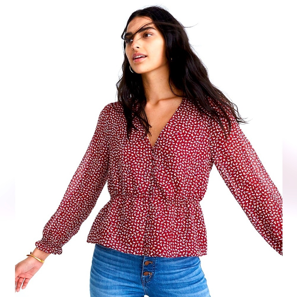 Madewell Overture Top In Ditsy Flowers